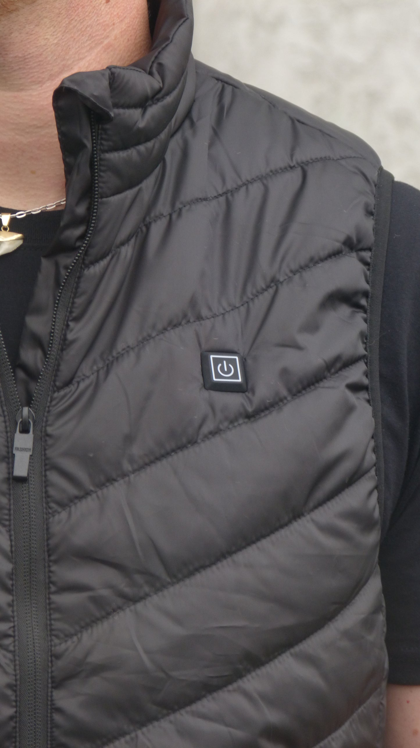 Doudoune sans manche chauffante